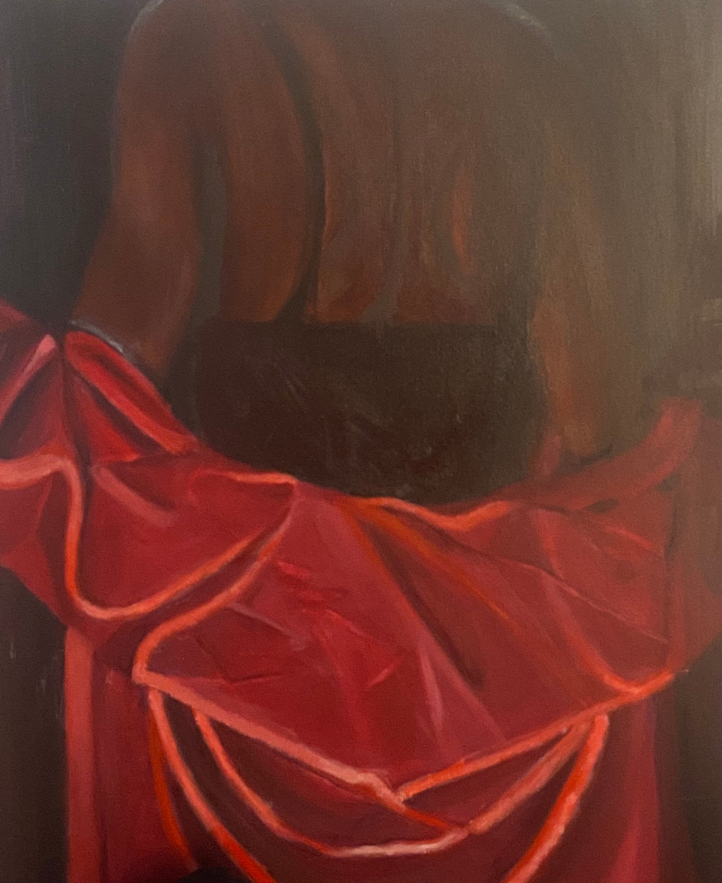 Draped in Magenta - Original Painting